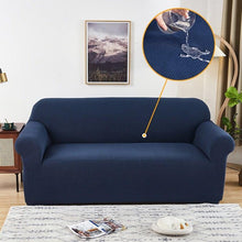 将图片加载到图库查看器,Sofa Cover Waterproof Waffle Sofa Cover All-Inclusive Thick Sofa Towel Waterproof Sofa Cushion Waterproof Couch Cover Dual Waterproof Sofa Cover Stretch Jacquard Sofa Slipcover Leakproof Furniture Protector For Kids