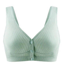 将图片加载到图库查看器,Soft And Comfortable Cotton Nursing Bra Breathable Breastfeeding Bras for Women Maternity Bra Plus Big Size Easy Feeding Bra Wire Free