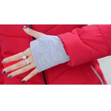Load image into Gallery viewer, Soft And Comfortable Winter Jacket For Women Short Women's Thicken Outerwear In solid hooded Coats Zipper For Female Slim Cotton padded basic tops