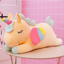 Load image into Gallery viewer, Soft And Cute 30CM Unicorn Action Figure Plush Toy Huggable Bear Doll Girl Sleeping Long Pillow Cute For Girl's Bed