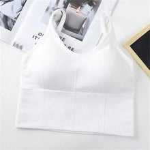 将图片加载到图库查看器,Soft Cotton Sports Bras For Women Push Up Solid Sports Bra Jogging Gym Women Sports Bra Girl Underwear Fitness Running Yoga Sport Tops