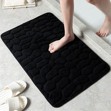 Load image into Gallery viewer, Soft Memory Foam Non Slip Cobblestone Embossing Bath Mat