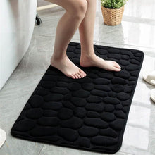 Load image into Gallery viewer, Soft Memory Foam Non Slip Cobblestone Embossing Bath Mat