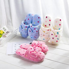 将图片加载到图库查看器,Soft Slipper Womens Home Plush House Winter Warm Slippers Soft Indoors Bedroom Slippers With Memory Foam Comfortable Slip On House Shoes Warm Fur Lined Slippers