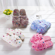 将图片加载到图库查看器,Soft Slipper Womens Home Plush House Winter Warm Slippers Soft Indoors Bedroom Slippers With Memory Foam Comfortable Slip On House Shoes Warm Fur Lined Slippers