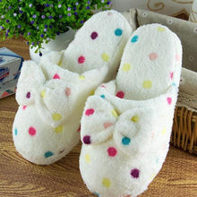 将图片加载到图库查看器,Soft Slipper Womens Home Plush House Winter Warm Slippers Soft Indoors Bedroom Slippers With Memory Foam Comfortable Slip On House Shoes Warm Fur Lined Slippers