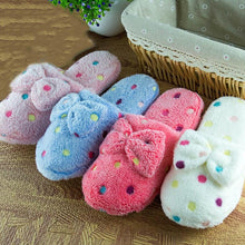 将图片加载到图库查看器,Soft Slipper Womens Home Plush House Winter Warm Slippers Soft Indoors Bedroom Slippers With Memory Foam Comfortable Slip On House Shoes Warm Fur Lined Slippers