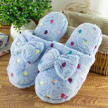 将图片加载到图库查看器,Soft Slipper Womens Home Plush House Winter Warm Slippers Soft Indoors Bedroom Slippers With Memory Foam Comfortable Slip On House Shoes Warm Fur Lined Slippers