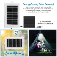 Load image into Gallery viewer, Solar Camping Light Hanging LED Bulb Lamp