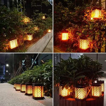 将图片加载到图库查看器,Solar Flame Hanging Lantern Lights