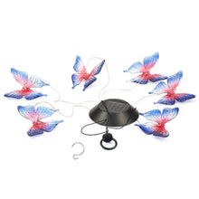 将图片加载到图库查看器,Solar LED Butterfly Wind Chimes