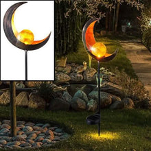 Load image into Gallery viewer, Solar LED Simulate Flame Light Lawn Lantern Lamp Waterproof Outdoor Lights