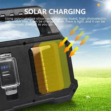 Load image into Gallery viewer, Solar Portable Flashlight & Handheld Searchlight with Side Lights