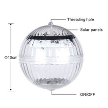 Load image into Gallery viewer, Solar Powered Floating Pond Light Garden Swimming Pool Color Changing LED Lamp