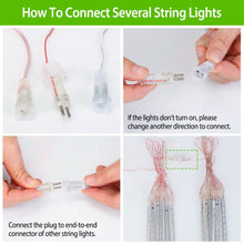 将图片加载到图库查看器,Solar Powered Meteor Shower String Light