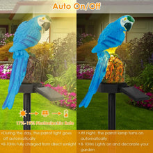 Load image into Gallery viewer, Solar Powered Parrot Garden Light IP65 Waterproof LED