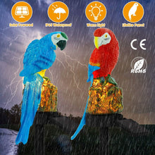 Load image into Gallery viewer, Solar Powered Parrot Garden Light IP65 Waterproof LED