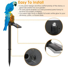 Load image into Gallery viewer, Solar Powered Parrot Garden Light IP65 Waterproof LED