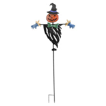 Load image into Gallery viewer, Solar Powered Scarecrow Shape Stake Light Halloween Decoration