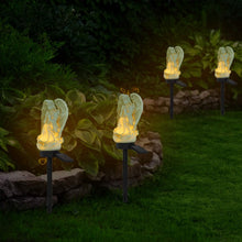 将图片加载到图库查看器,Solar Praying Angle Statue Garden Light