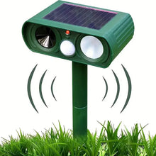 Load image into Gallery viewer, Solar Ultrasonic Animal Repeller with Motion Detector
