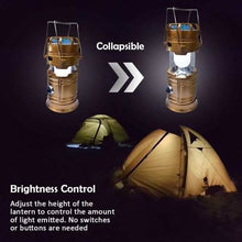 Load image into Gallery viewer, Solar USB Charging Tent Light + Fan