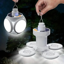 Load image into Gallery viewer, Solar USB Rechargeable LED Bulb Lights With Power Display