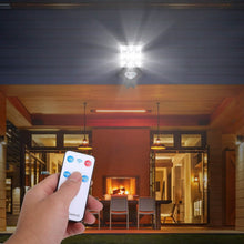 Load image into Gallery viewer, Solar Wall Light Outdoor Beads PIR Motion Sensor Remote Control Wireless Lamps