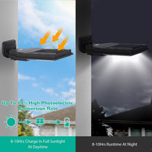 Load image into Gallery viewer, Solar Wall Light Outdoor Beads PIR Motion Sensor Remote Control Wireless Lamps