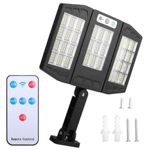 Load image into Gallery viewer, Solar Wall Light Outdoor Beads PIR Motion Sensor Remote Control Wireless Lamps