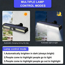 将图片加载到图库查看器,Solar Waterproof Movement Induction Wall Lamp