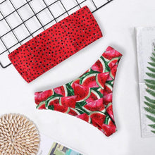 Load image into Gallery viewer, Solid Bikini Set Swimsuit Women Bikini Swimwear Female Halter Top Bathing Suit Swimming Wear Bikini High Cut Swimsuit High Waist Plus Size Summer Swimwear