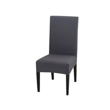 Load image into Gallery viewer, Solid Color Chair Covers Elastic Stretch Protection Case Slipcovers for Wedding Restaurant Home Kitchen Dining Chair Cover Dining Chair Slipcovers Stretch Parsons Chair Covers Sets Chiar Protector Removable Washable Elastic for Ktichen Dining Room