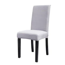 Load image into Gallery viewer, Solid Color Chair Covers Elastic Stretch Protection Case Slipcovers for Wedding Restaurant Home Kitchen Dining Chair Cover Dining Chair Slipcovers Stretch Parsons Chair Covers Sets Chiar Protector Removable Washable Elastic for Ktichen Dining Room