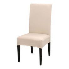 Load image into Gallery viewer, Solid Color Chair Covers Elastic Stretch Protection Case Slipcovers for Wedding Restaurant Home Kitchen Dining Chair Cover Dining Chair Slipcovers Stretch Parsons Chair Covers Sets Chiar Protector Removable Washable Elastic for Ktichen Dining Room