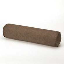 Load image into Gallery viewer, Solid Long Round Maternity Pillow Cotton linen Neck Headrest Body pillow Bed Chair Car Seat Backrest Sleeping Pillow Round Cervical Roll Cylinder Bolster Pillow with Removable Washable Cover, Ergonomically Designed for Head Neck Spine