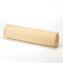 Load image into Gallery viewer, Solid Long Round Maternity Pillow Cotton linen Neck Headrest Body pillow Bed Chair Car Seat Backrest Sleeping Pillow Round Cervical Roll Cylinder Bolster Pillow with Removable Washable Cover, Ergonomically Designed for Head Neck Spine