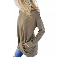 将图片加载到图库查看器,Solid Long Sleeve Shirt
