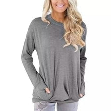 将图片加载到图库查看器,Solid Long Sleeve Shirt