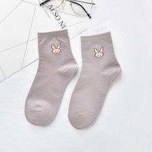 Load image into Gallery viewer, Solid Lovely Patterned Harajuku Socks Cotton Casual Cute Animal New Year Gift Socks For Female Sweat Absorption Breathable Socks For Men And Women