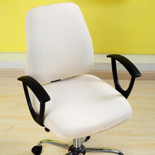 将图片加载到图库查看器,Solid Office Computer Chair Cover Spandex Split Seat Cover Universal Office Anti Dust Arm Chair Cover Washable Removable Spandex Rotating Boss Chair Slipcovers Anti-dust Soft Desk Chair Seat Protector for Dogs Cats Pets