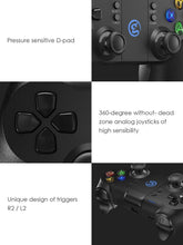 Load image into Gallery viewer, Solid Sustainable Black Bluetooth 2.4GHz Wireless Gamepad Controller Compatible With PC Smartphones Laptop