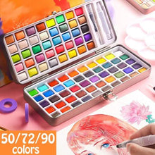 将图片加载到图库查看器,Solid Watercolor Pigment Set