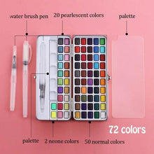 将图片加载到图库查看器,Solid Watercolor Pigment Set