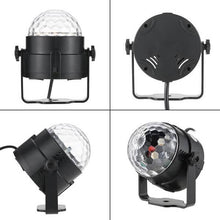 Load image into Gallery viewer, Sound Activated Rotating Disco Ball Party Lights Strobe Light