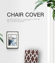 Load image into Gallery viewer, Spandax Stretch Dining Plaid Chair Cover for Sofa And Armchairs Chair Cover Living Room Cover For Office Chaircover Wedding Stretch Parsons Chair Slipcovers Removable Washable Kitchen Chair Protector Cover