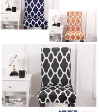 Load image into Gallery viewer, Spandax Stretch Dining Plaid Chair Cover for Sofa And Armchairs Chair Cover Living Room Cover For Office Chaircover Wedding Stretch Parsons Chair Slipcovers Removable Washable Kitchen Chair Protector Cover