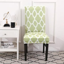 Load image into Gallery viewer, Spandax Stretch Dining Plaid Chair Cover for Sofa And Armchairs Chair Cover Living Room Cover For Office Chaircover Wedding Stretch Parsons Chair Slipcovers Removable Washable Kitchen Chair Protector Cover