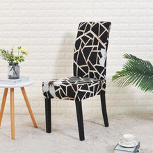 将图片加载到图库查看器,Spandex Chair Cover Stretch Elastic Dining Seat Cover for Banquet Wedding Restaurant Hotel Anti-dirty Removable housse de chaise Chair Covers for Dining Room Stretch Spandex Dining Chair Slipovers Parsons Chair Covers for Dining Room Kitchen