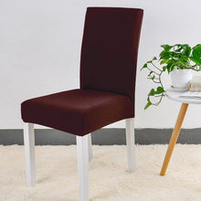 将图片加载到图库查看器,Spandex Chair Cover Stretch Elastic Dining Seat Cover for Banquet Wedding Restaurant Hotel Anti-dirty Removable housse de chaise Chair Covers for Dining Room Stretch Spandex Dining Chair Slipovers Parsons Chair Covers for Dining Room Kitchen